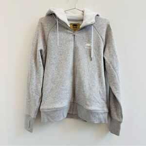Roots Gray Zip-Up Hoodie